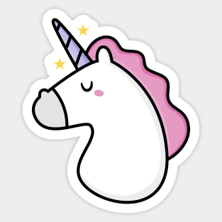 Cute Kawaii Unicorn Sticker